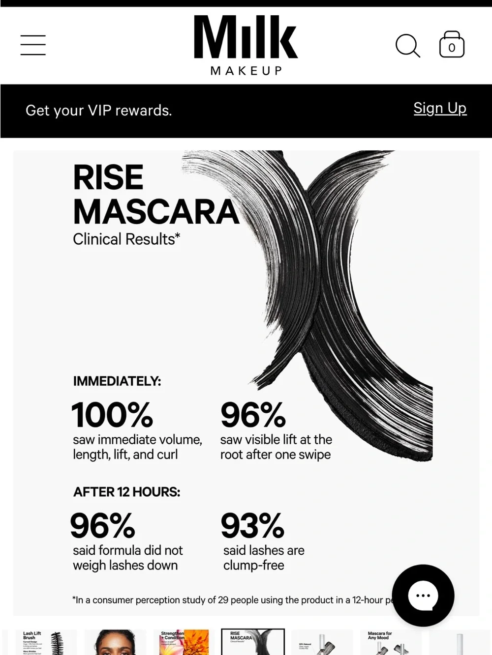 Milk NEW Makeup Mascara Rise